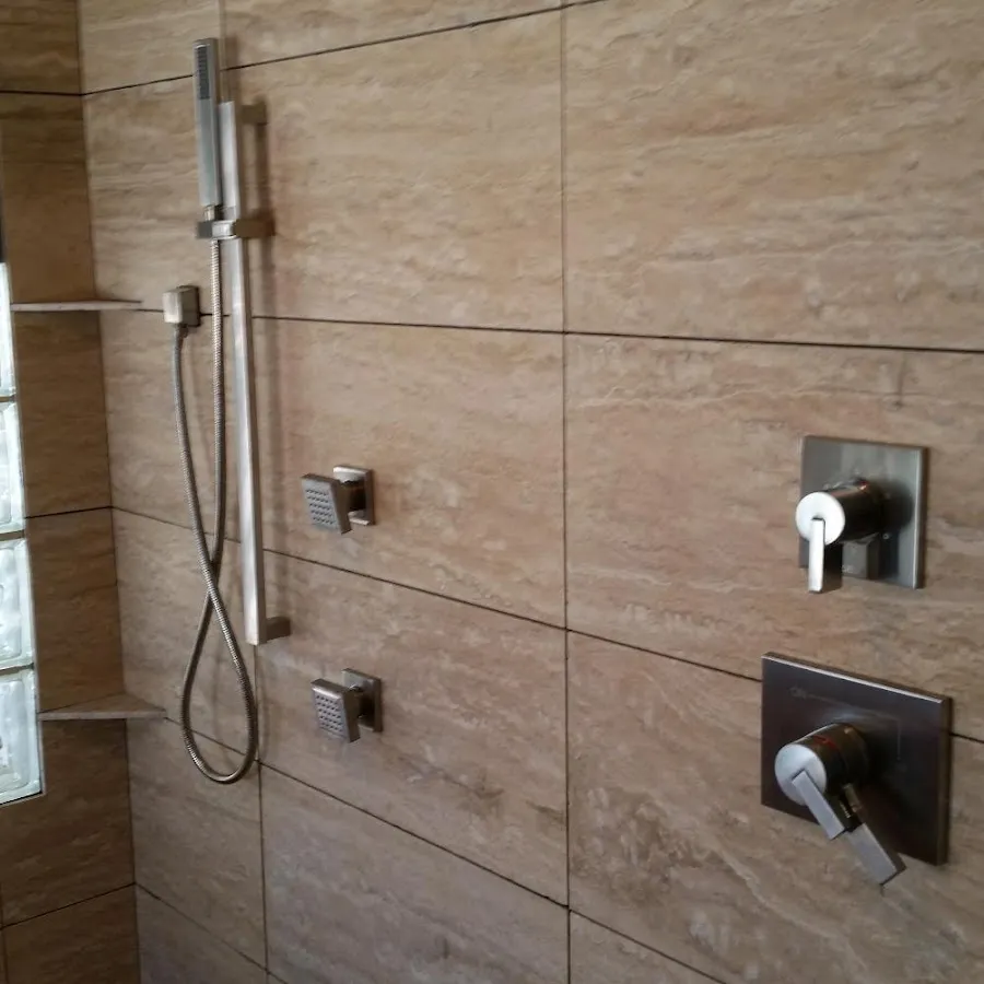 Shower fixture installation for Water Heater Installation in College